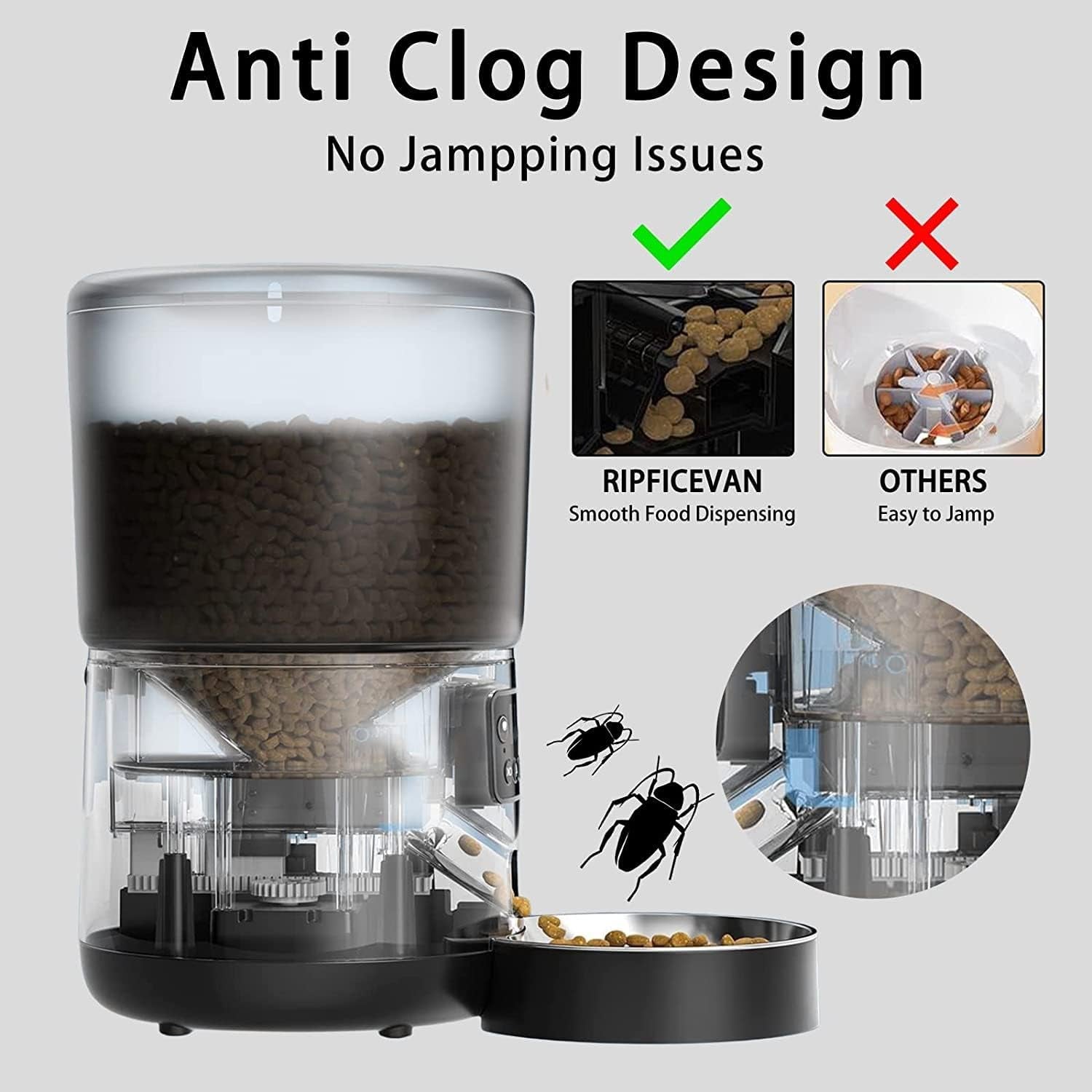 Automatic Cat Feeder, Automatic Pet Feeder with Wifi - Paws and Pats