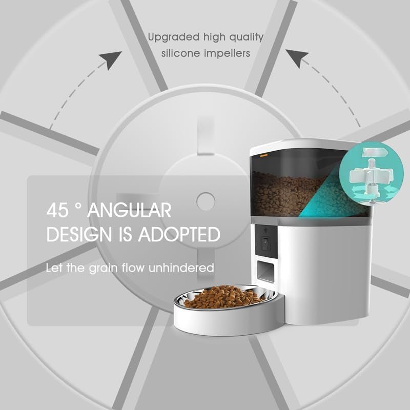 Automatic Pet Feeder Wifi Wireless Cat Dog Food Dispenser - Paws and Pats