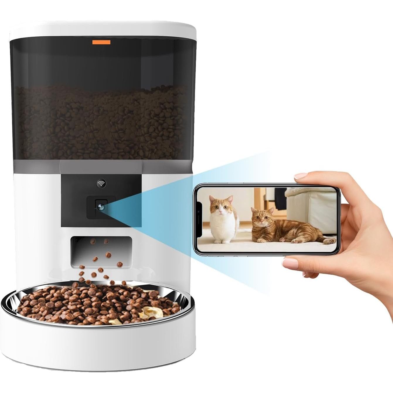 Automatic Pet Feeder Wifi Wireless Cat Dog Food Dispenser - Paws and Pats