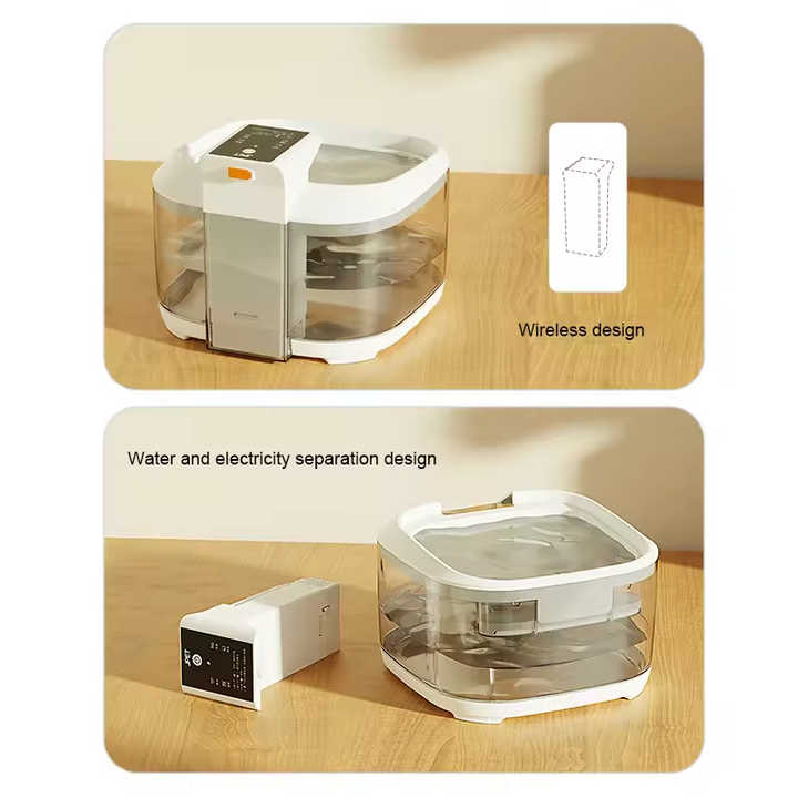 Black 4.5L Rechargeable Pet Water Fountain for Cats & Dogs - Automatic Circulating Water Dispenser with Large Capacity - Paws and PatsPet Care > Cat Supplies > Cat Bowls, Feeders & Waterers