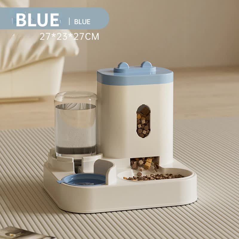 Blue Automatic Pet Feeder and Water Dispenser - Smart Dog Bowl & Cat Feeder, Universal Pet Feeding Station, Electric Pet Water Fountain - Paws and PatsPet Care > Cat Supplies > Cat Bowls, Feeders & Waterers