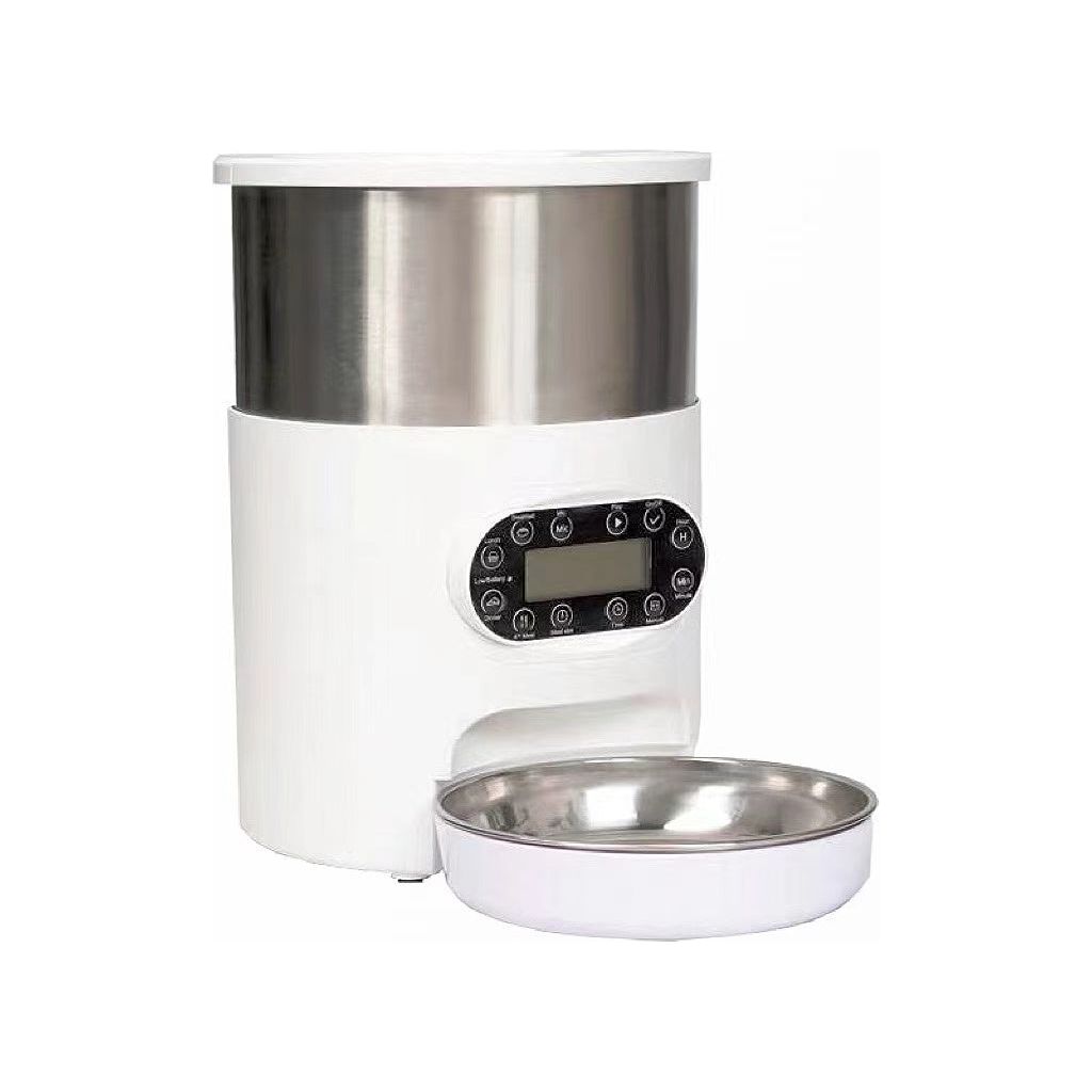 YES4PETS Electric Automatic Pet Dog Cat Rabbit Feeder Stainless Steel 3L Dispenser - Paws and PatsPet Care > Dog Supplies > Dog Bowls, Feeders & Waterers